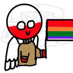 polska with a pride flag profile picture